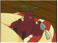 무민 골짜기에 온 뱀파이어 박쥐 모습