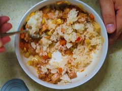 먹방 브베 - 야채참치 비빔밥 먹방