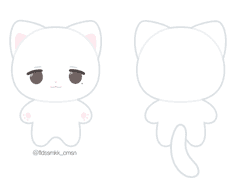 동물 인형 도안 커미션 공지사항