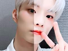 하얀 + 빨강 보정 PSD