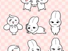 애정조 스티커 도안 배포