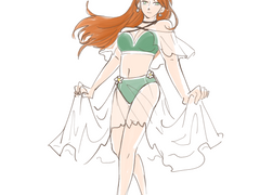 (자캐)로라 수영복