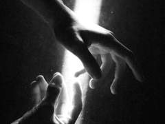 hand, hand, land, again