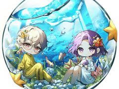 ~ 어항 속에 펼쳐진 바다 🌊 SD 2인 고정틀 ~