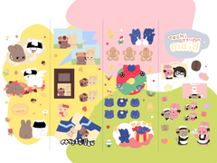 스티커 도안 공유