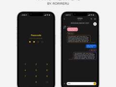 Colorful01(dark) : Kakao Talk Theme