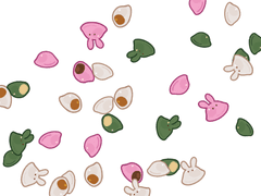 나싹 송편토끼 브러쉬