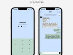 Gray Mint: Kakao Talk Theme
