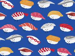 초밥 스티커 png 파일