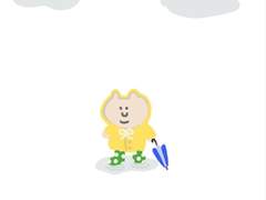 굿노트 스티커 비오는날