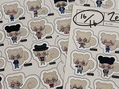 제로 다람쥐 룩북 스티커 도안