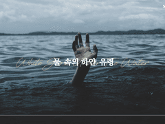 물 속의 하얀 유령