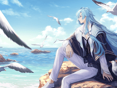 파도치는 바다에게