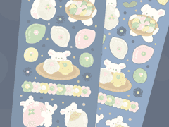 Rice Cakes / 추석 굿노트 스티커 무료 공유