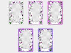 방탄 칭찬감옥 투명포카 프레임