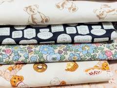 구입한 원단과 레이스