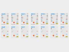 방탄 주접 잡지표지 투명포카 프레임