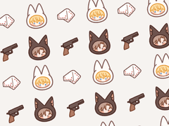 아이후, 쥬삐 낙서