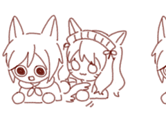 아이후, 쥬삐 낙서