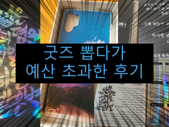 20만원으로 셀프 굿즈 세트 뽑으려다 예산 초과한 후기