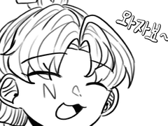 당보가 청명이 비녀 꽂아주는 당청