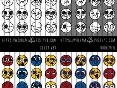 [굿노트 스티커] 일러스트 스티커_01