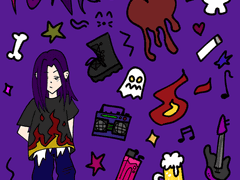 [굿노트 스티커] 펑크