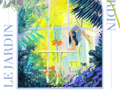 비밀의 화원 2인 고정틀