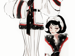 고구려 고분 벽화 한복 털코트