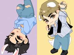 [팬아트] 2022 듀에토 생일카페_키링