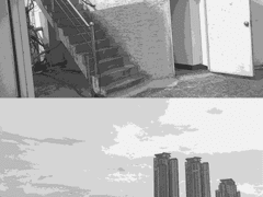 모노톤 옥상 화상소재