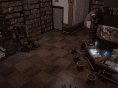 사막의 '은빛 용병' 사무소