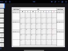 [Good Note] 굿노트 서식 공유 10월 위클리 스터디 플래너