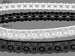 [무료소재] 레이스 2종