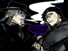 검은 조직 위주