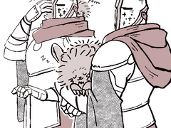 셩당기사 그림 손톱만큼