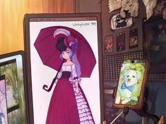 그림쟁이의 방 대충 소환해버린 그림