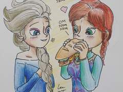 샌드위치 먹기!