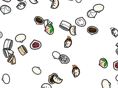 귀여운 만두 데코브러쉬