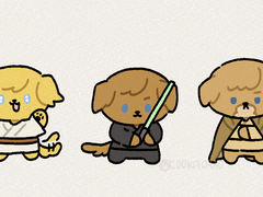 낙서 - 룩댕이와 곰자 1