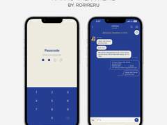 092. Soft Blue : Kakao Talk Theme