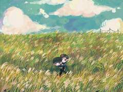 어느 날의 갈대밭