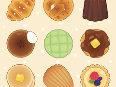 [무료 배포] 폼팜빵집 / ver.1 컴퓨터 배경화면+아이콘