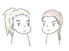 아주 짧은 것 두개