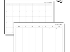 [굿노트 10월 먼슬리/위클리] 심플심플리