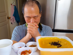 먹방 브베 - 호박죽 먹방