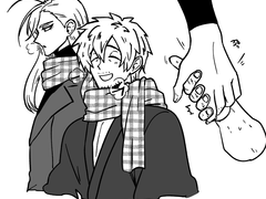 목도리를 같이 두른 체슬모쿠