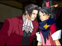 차원 우주를 가르며 나아가는 미츠루기 레이지와 미쿠모를 그려 보았습니다.