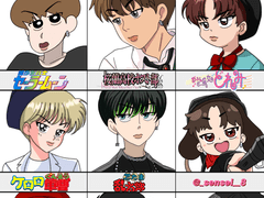 작풍으로 그려보았다