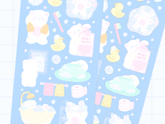 Shower Bubbles / 굿노트 샤워 스티커